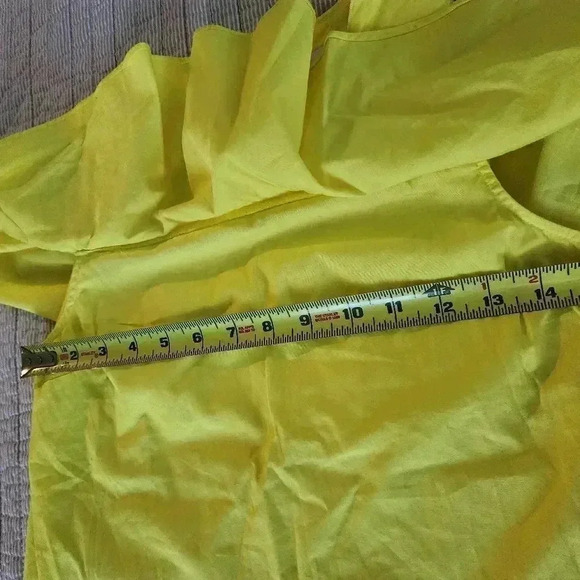 Ted Baker Cold-Shoulder Top with Ruffle Overlay - Picture 6 of 8